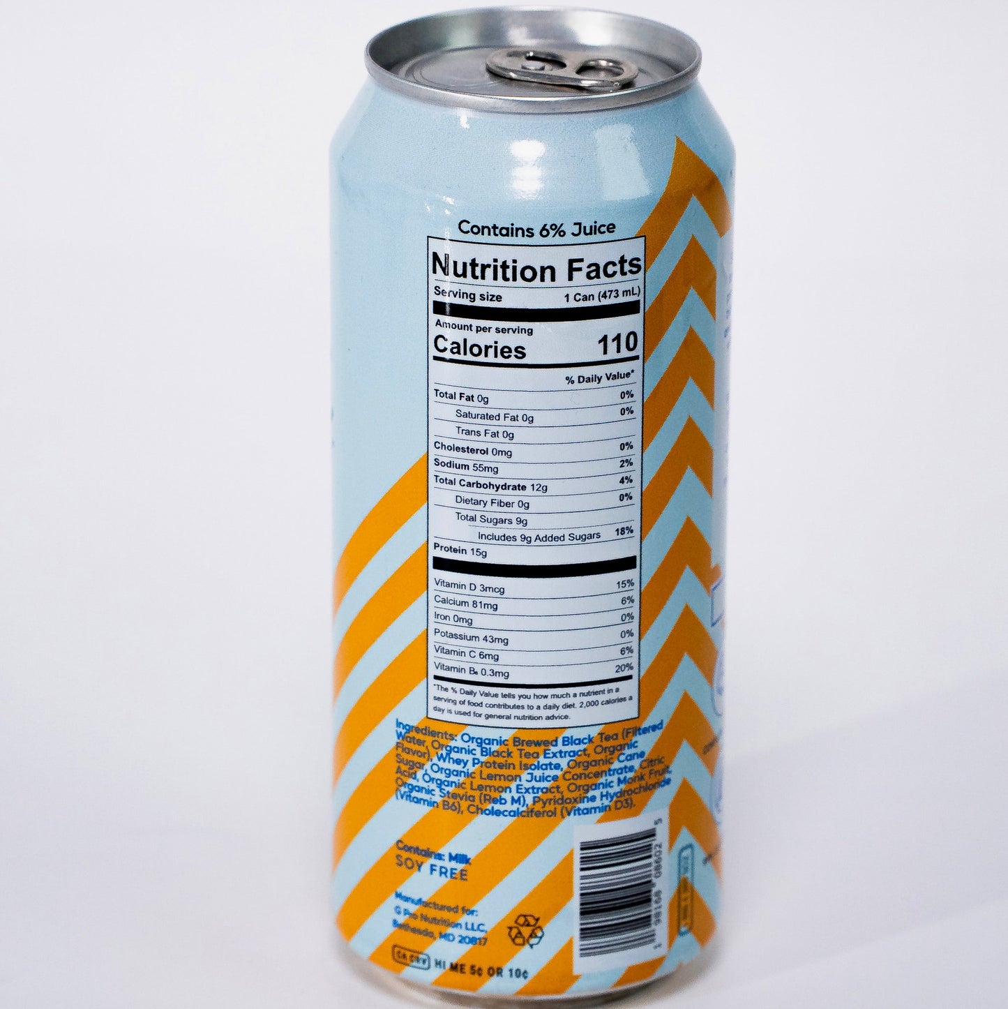 Fuerté Protein Lemon Ice Tea 16 FL OZ